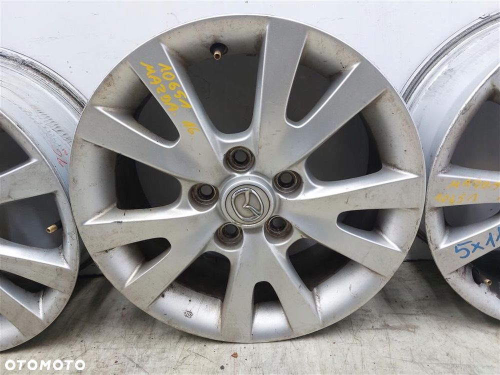 Alufelgi FELGI ALUMINIOWE KOMPLET Mazda 3 I 03-09 5X114.3 6.5J X 16 ET 52.5 - 6