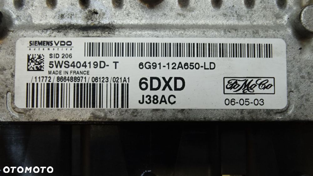 KOMPUTER SILNIKA FORD S-MAX 1.8TDCI 5WS40419D-T - 5