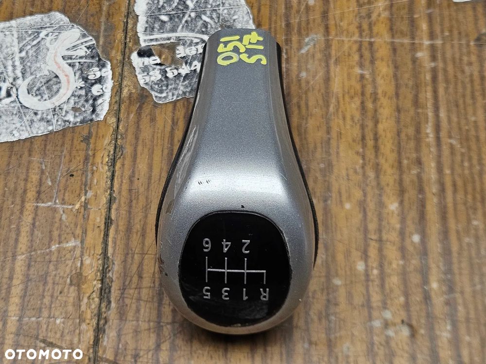 Gałka Mieszek Czarna Skóra Lewarek Zmiany 6 Biegów Manual BMW 3 E90 E91 E92 LCI Lift - 35