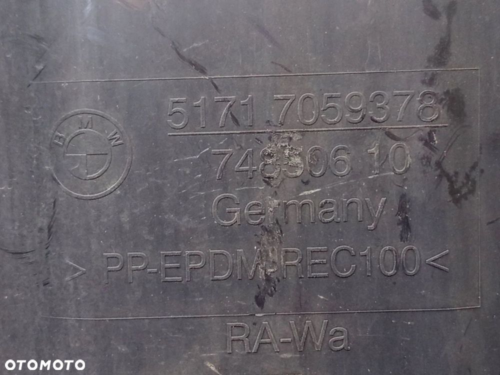 Nadkole przednie Przód strona prawa część tylna BMW 3 E90 E91 7059378 - 5