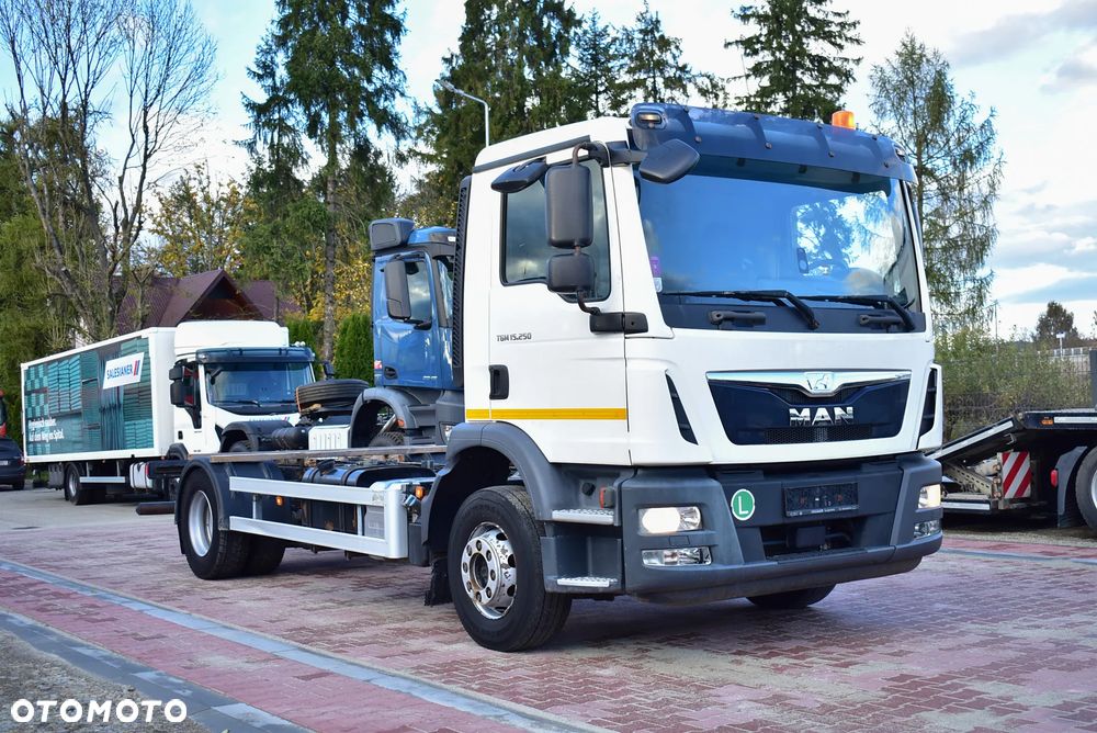 MAN TGM 15.250 4x2 BL Rama do zabudowy / PTO/ Kipper Kiper Wywrotka Beczka Hakowiec Asenizacyjny HDS Kran Crane Bramowiec Sprowadzony ! - 5
