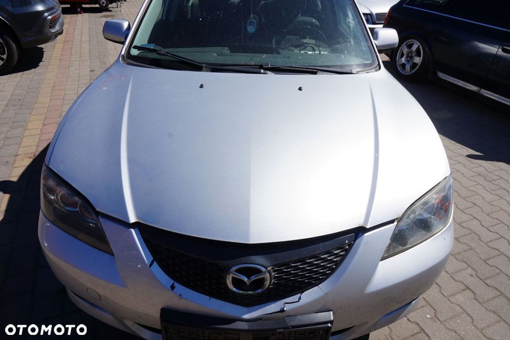MASKA ZDERZAK BŁOTNIKI LAMPY 3 I BK 22V  MAZDA 2003-2006 SREBRNY PRZÓD KOMPLETNY - 2