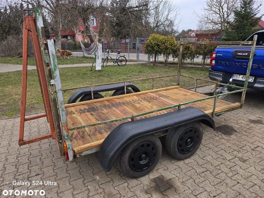 Brian James Trailers Przyczepa laweta budowlana pod minikoparke wozidlo hamulec najazdowy rampa wjazdowa - 4