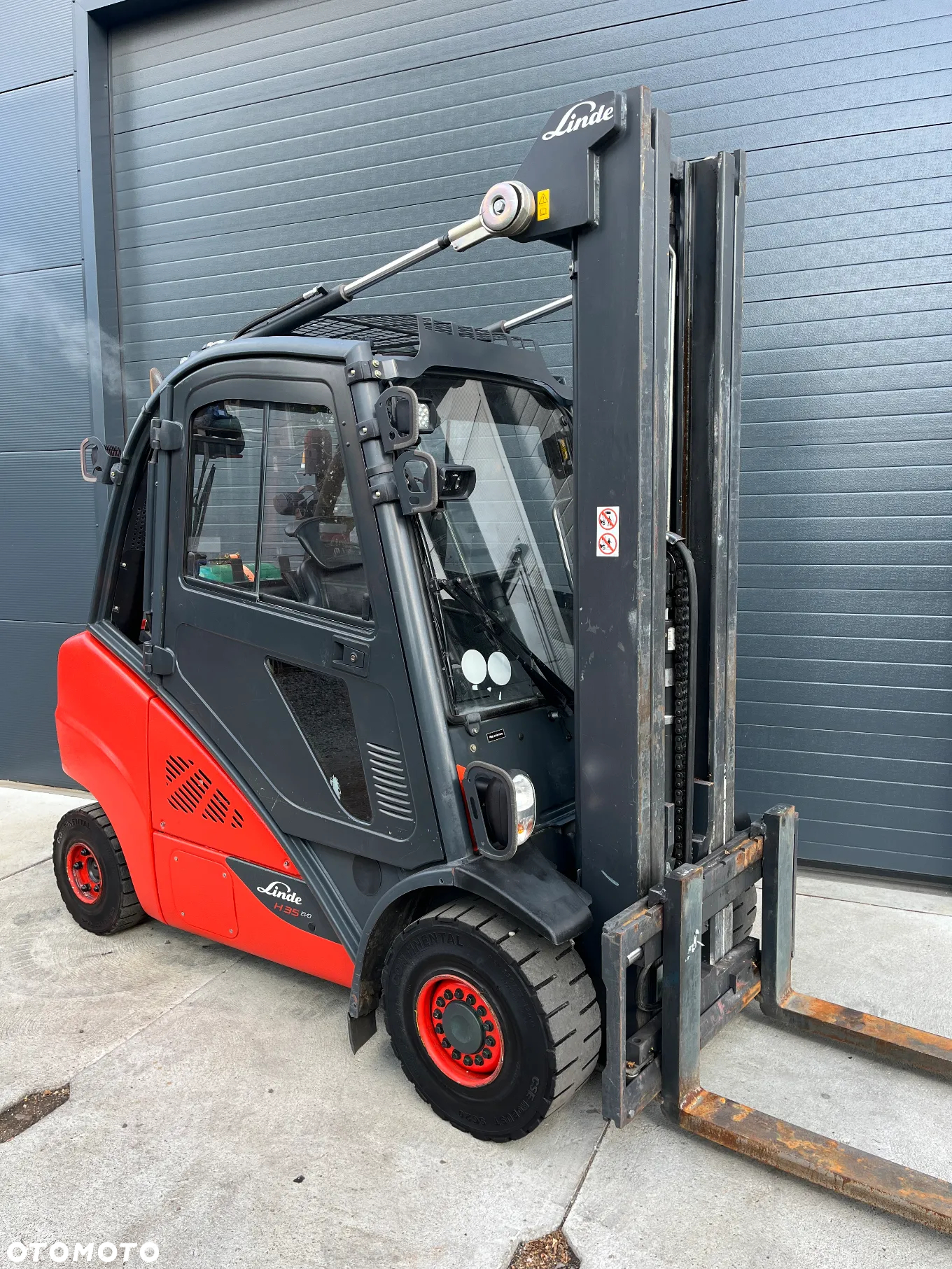 Linde H35-T Gaz LPG TRIPLEX kabina przesuw boczny  oświetlenie drogowe - 5