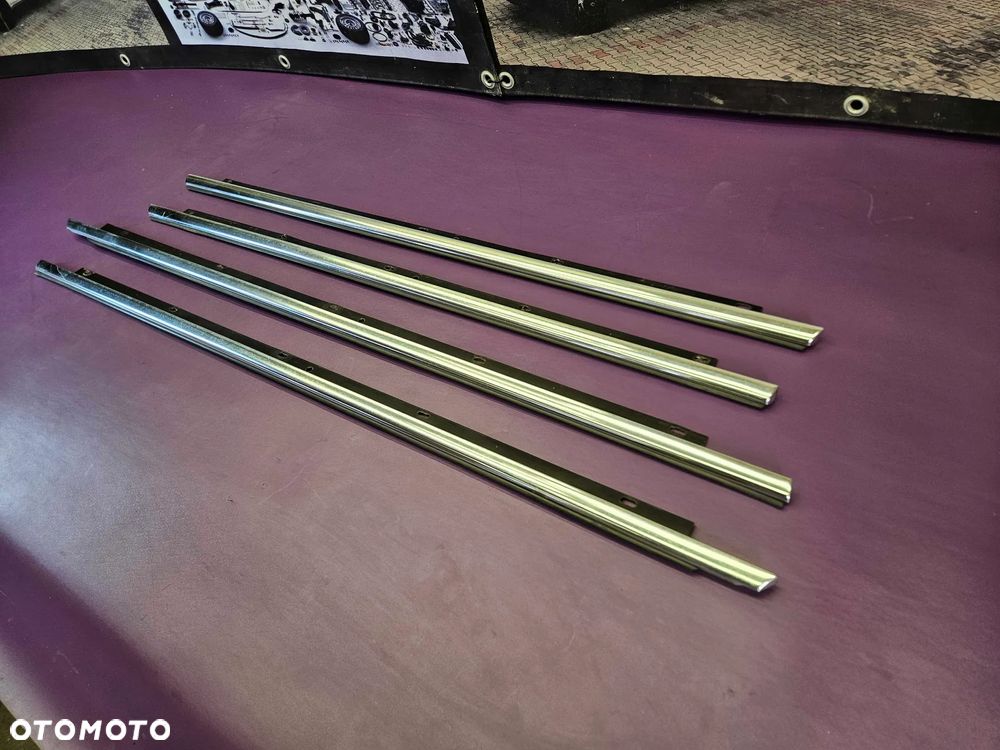 Listwa Listwy Zgarniajace Szyb Szyby Chrom Chromowane AUDI A6 C6 Sedan Kombi - 13