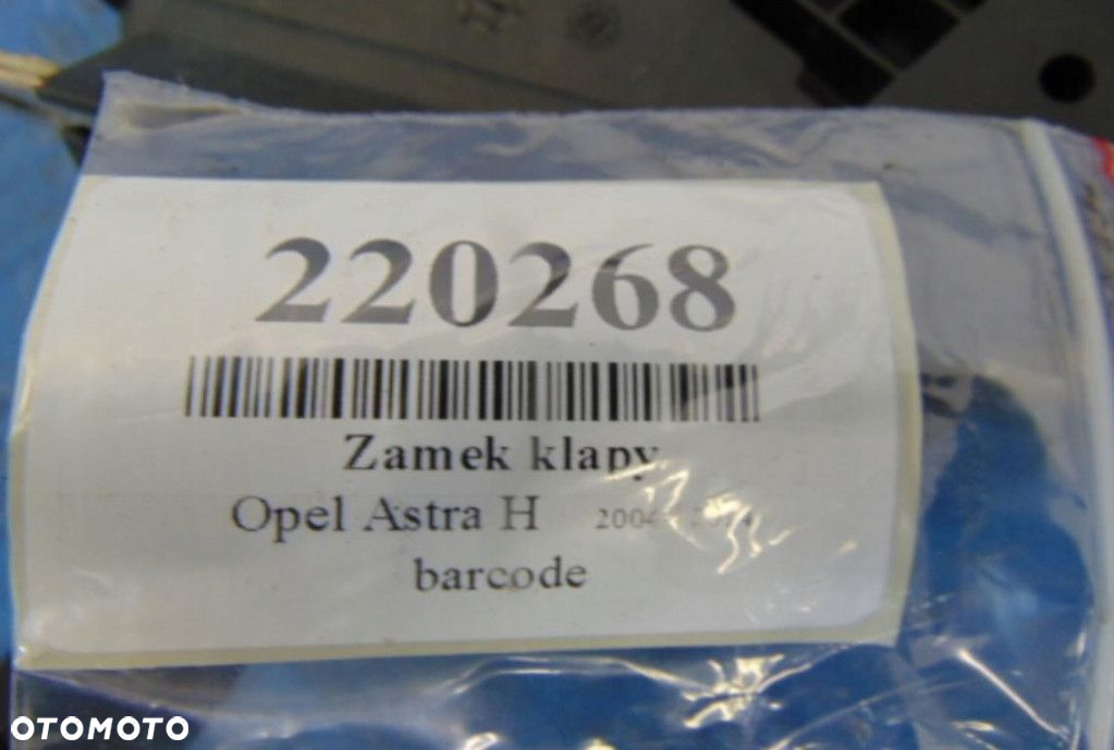 OPEL ASTRA H COUPE ZAMEK TYLNEJ KLAPY 495058724 - 7
