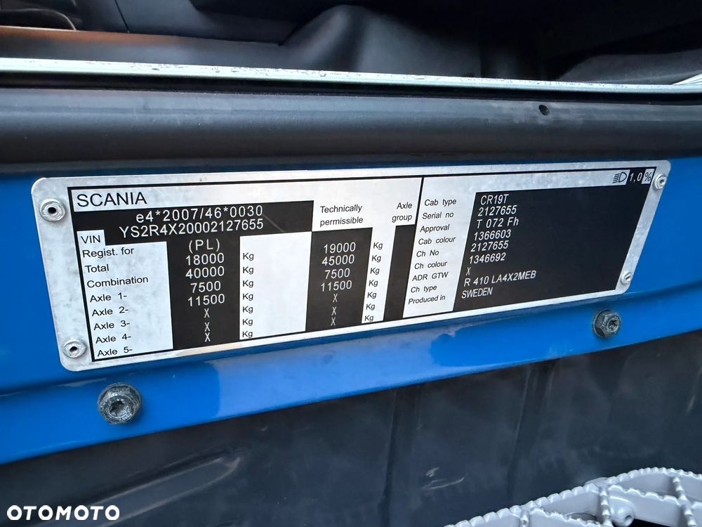 Scania R410 / MEGA / FULL SPOJLERY / LOW DECK / NOWE TACHO !! - 34