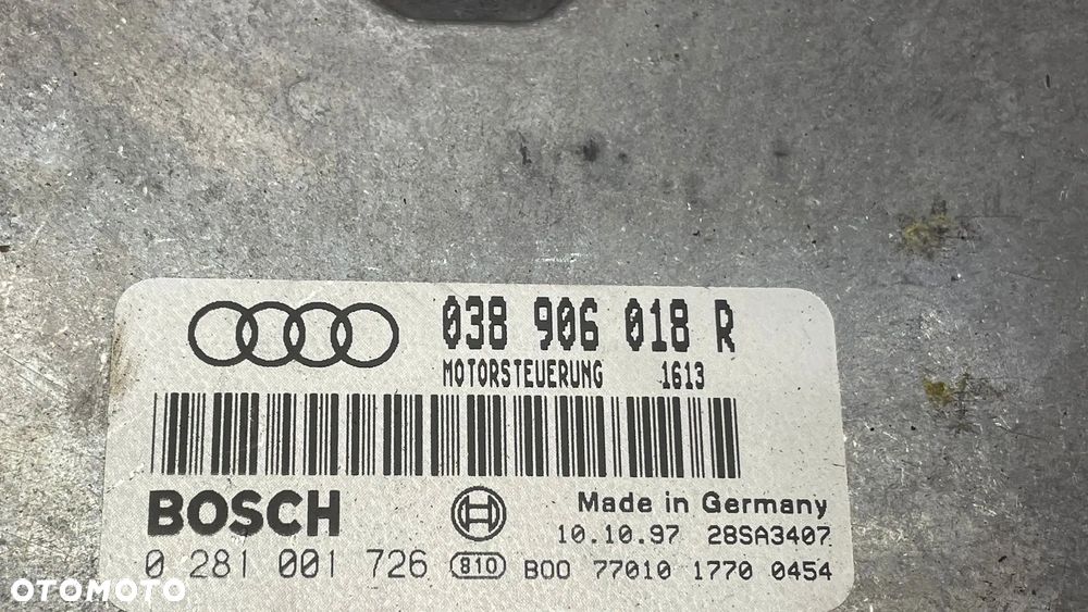 STEROWNIK KOMPUTER SILNIKA AUDI A4 B5 038906018R - 2