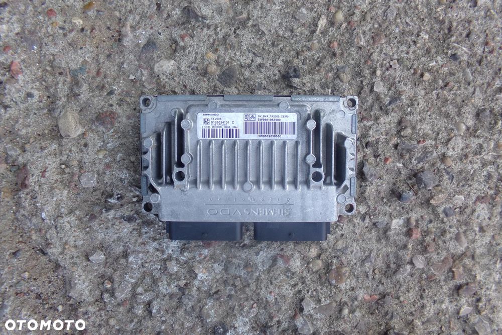 Komputer sterownik SW9661983980 Citroen Peugeot - 1