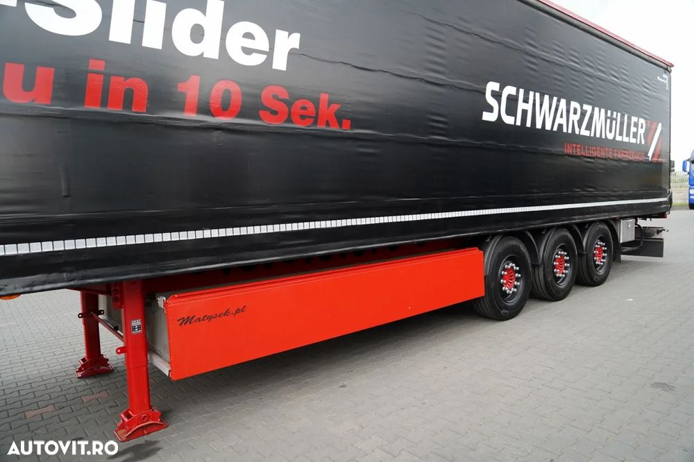 Schwarzmuller CORTINĂ / STANDARD / CORTINĂ RAPIDĂ / COȘ PENTRU PALEȚI / AXE SAF - 10