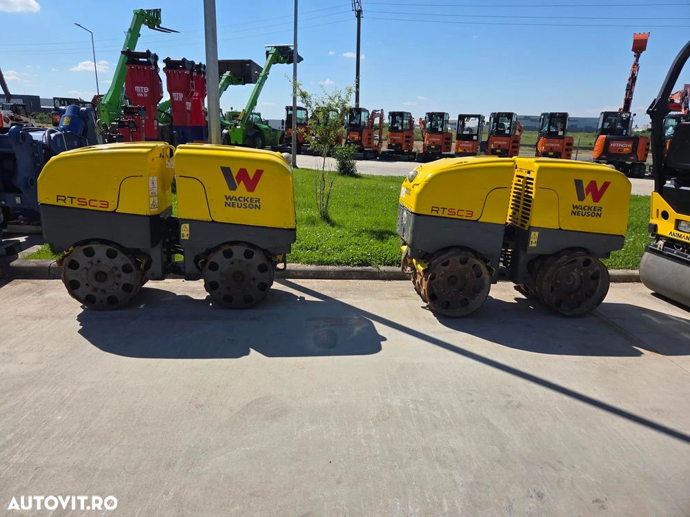 Wacker PICIOR DE OAIE 1,5t, RADICOMANDA, Wacker Neuson RTSC3, 2018, 518h, latime tambur 0,8m, lungime 1,9m, motor Kohler 20CP, Inaltime 1,2m, posibilitate leasing 2 ani, STARE FOARTE BUNA rulat in Germania-PROMOTIE 11.900 EUR+tva - 2