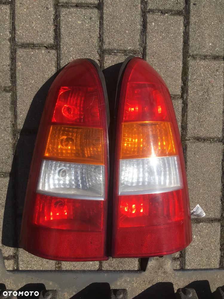 OPEL ASTRA II G ZDERZAK TYŁ TYLNI KLAPA LAMPA LEWA PRAWA KOMBI Z20H - 4