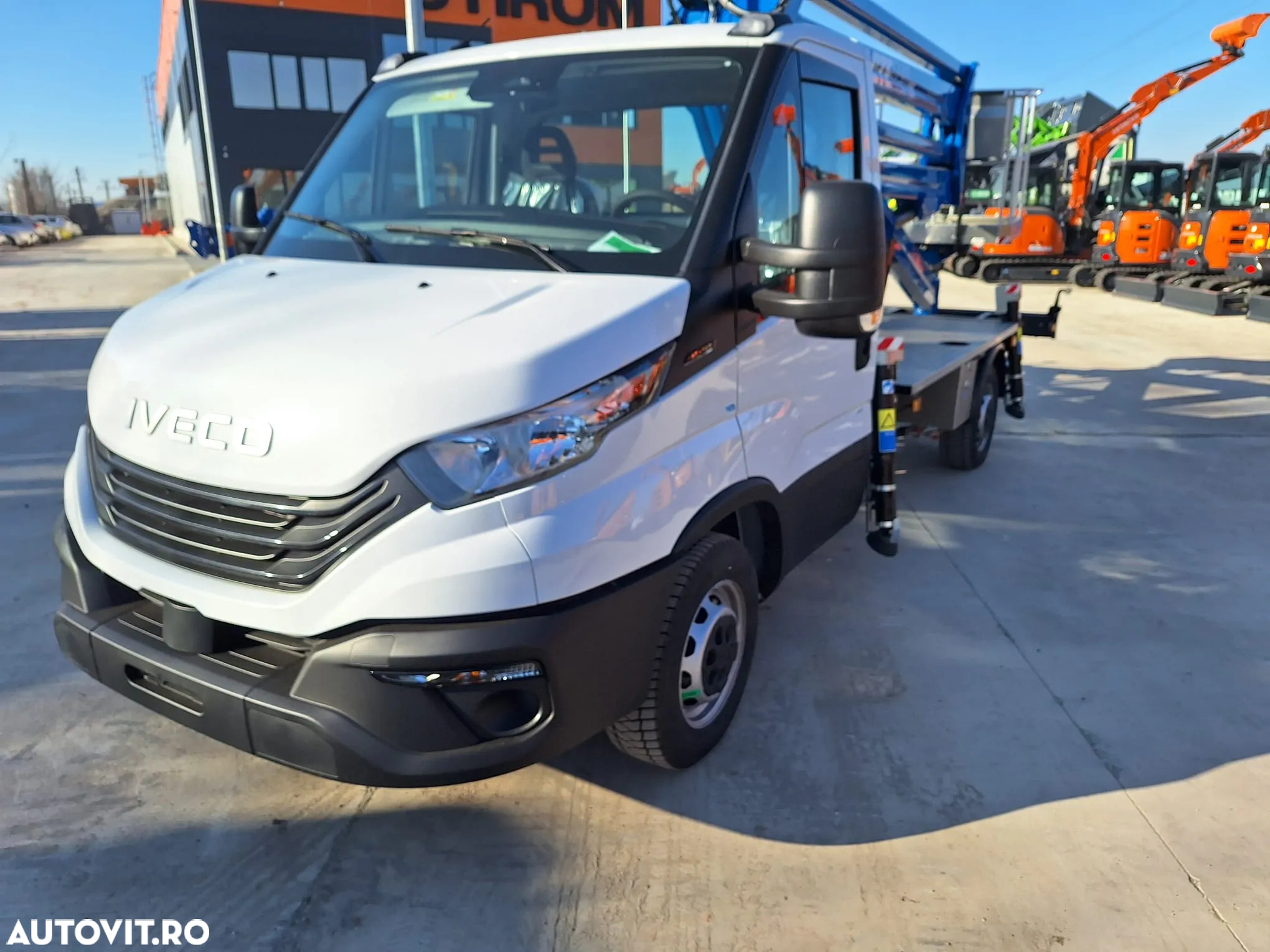 Iveco NACELA la 20m, marca CTE din Italia, sasiu Daily 3,490kg permis cat B, ridica 250kg, posibilitate leasing, PROMOTIE 81900 EUR+Tva - 15