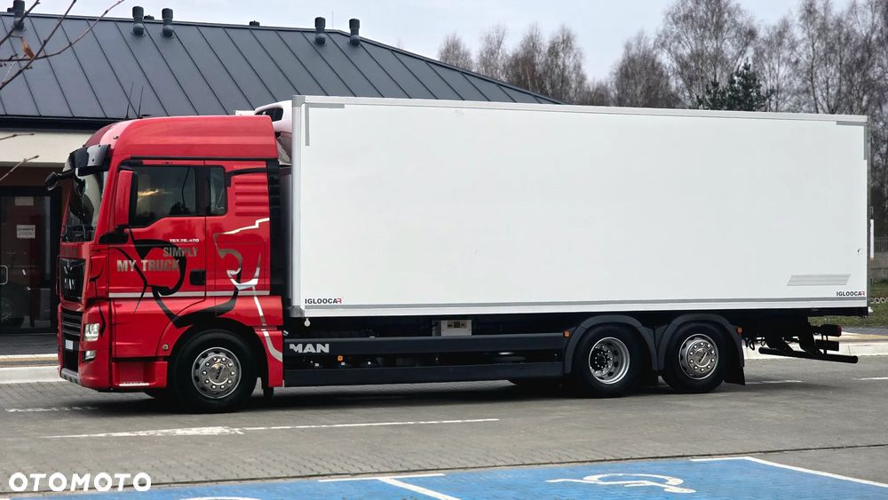MAN TGX 26.420❗️❗️/ 6x2 / OŚ PODNOSZONA I SKRĘTNA / CHŁODNIA / ZABUDOWA IGLOOCAR 20 PALET / AGREGAT THERMOKING T-1000R / ELEKTRYK / AUTOMAT / 4 RYGLE / SALON POLSKA ❗️ - 32