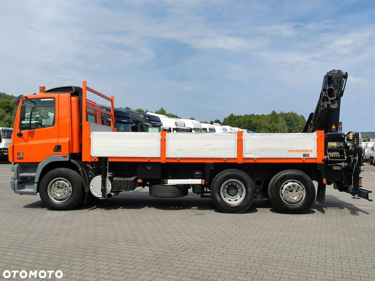 DAF CF 85.380 6x2 Oś Skrętna Skrzynia HDS HIAB 220C  + Pilot - 9
