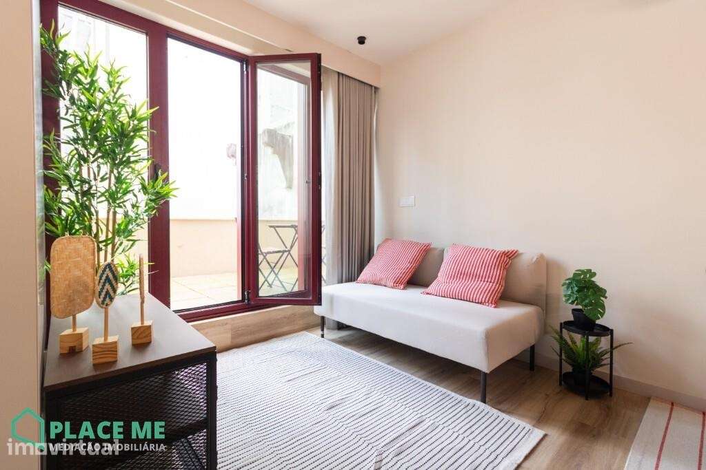 Apartamento T1 - Novo - Centro Braga - C/ Terraço - Equipado e Mobilad - Grande imagem: 5/16