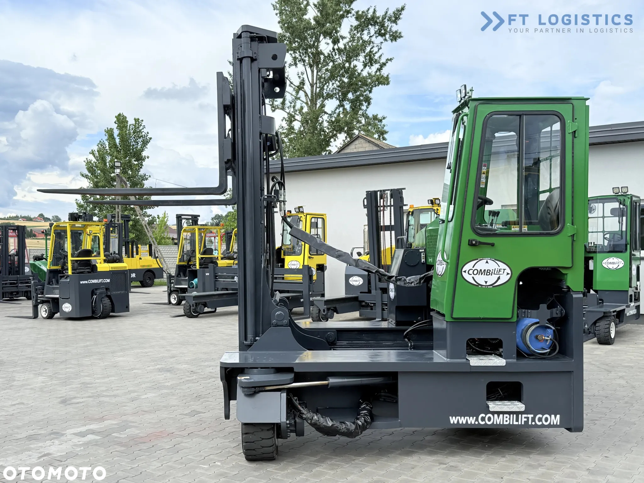Combilift C8000 / GAS / DUPLEX - 4700MM / POZYCJONER / WOLNY SKOK / PEŁNA OGRZEWANA KABINA / JEDYNIE 5141H / STAN - JAK NOWY! - 23