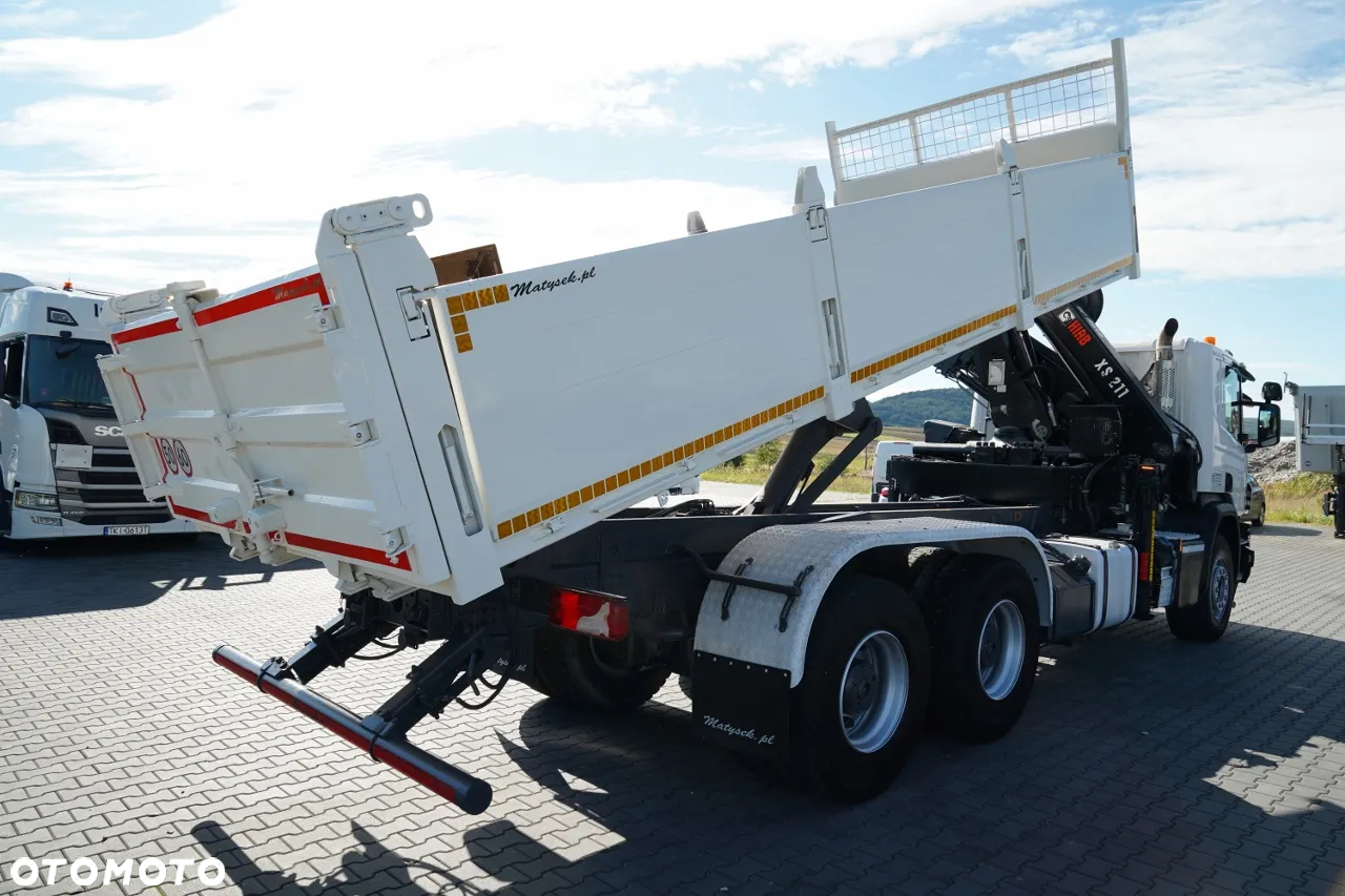 Scania P 410 / 6x4 / WYWROTKA - 6 M + HDS HIAB XS 211 / STEROWANIE RADIOWE / EURO 6 / ROTATOR / CHWYTAK - 3
