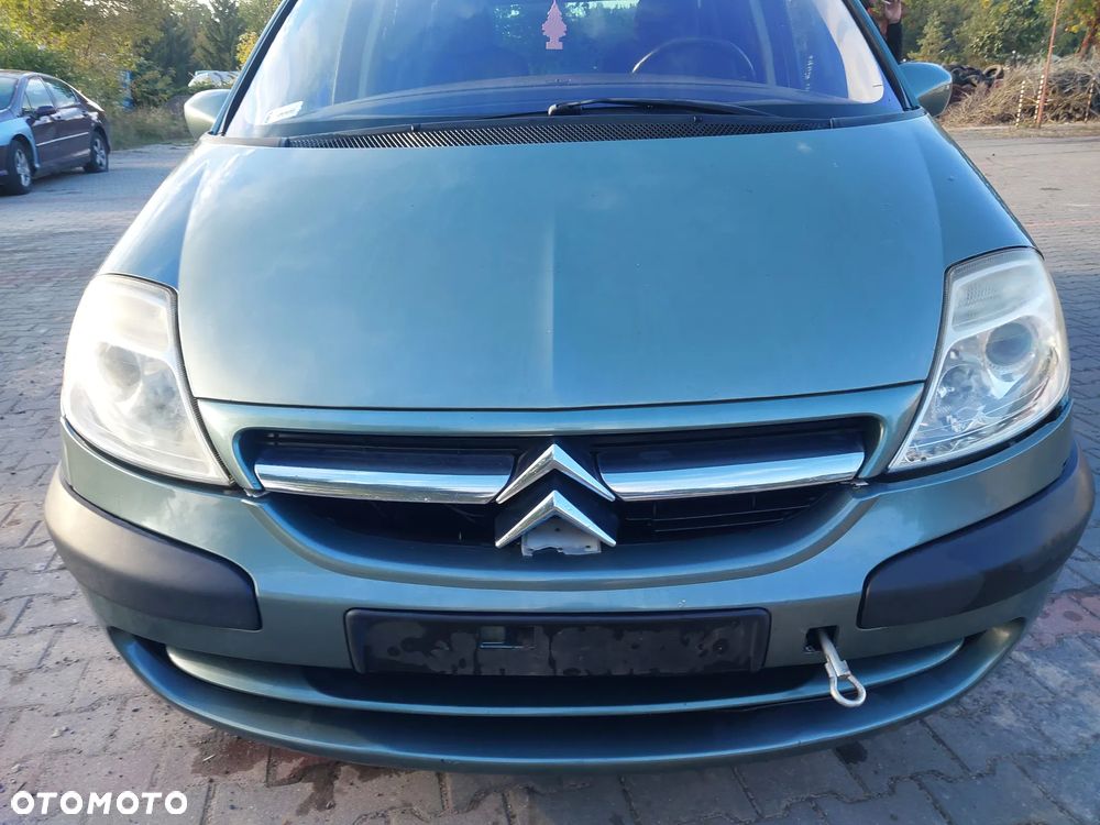 Przód KOMPLETNY Citroen C8 Przedlift 2002-2014 Maska zderzak lampa błotnik pas przedni wzmocnienie czołowe chłodnica atrapa grill lampy błotniki DO ZAŁOŻENIA zielony