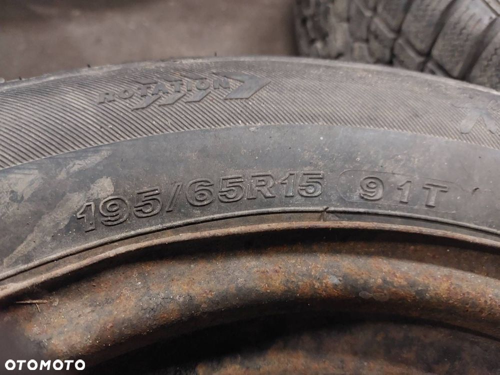 KOŁA FELGI OPONY ZIMOWE 4SZT 5x112 6Jx15 195/65R15 MERCEDES 1244000602 - 4