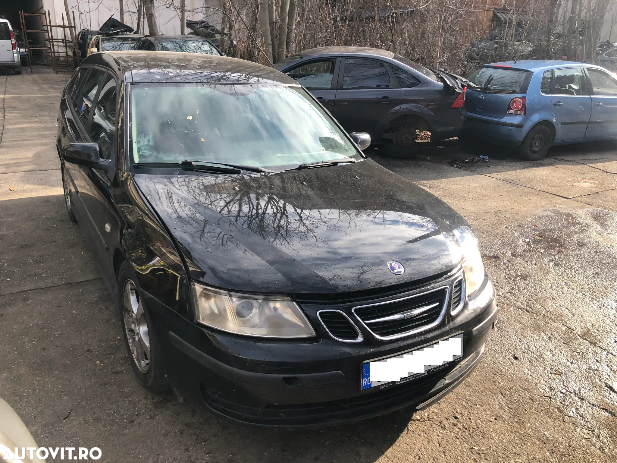 Oglinda dreapta electrica fata SAAB 93 2006 negru - 6