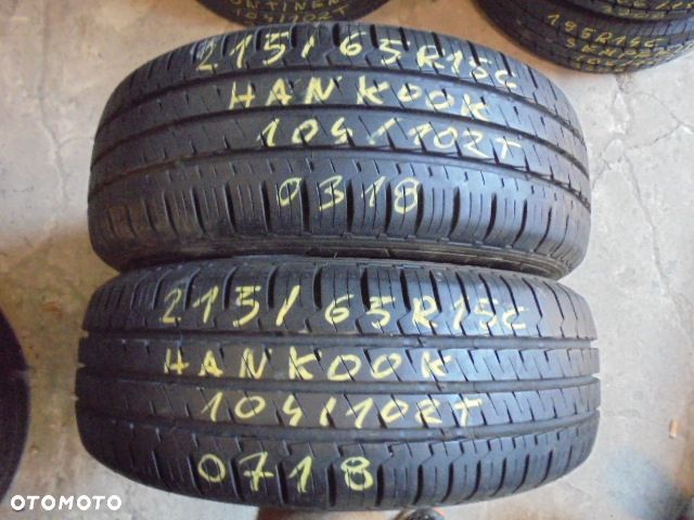 OPONY 215/65R15C Hankook Vantra LT DOT 0318 9mm - 1