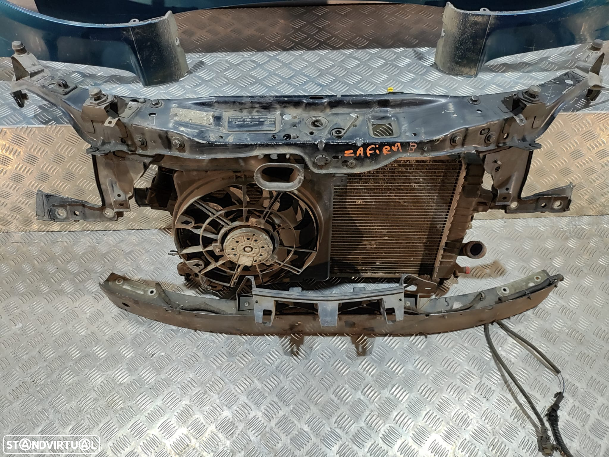 FRENTE COMPLETA OPEL ZAFIRA B A05 CAPOT PARACHOQUES GUARDA-LAMAS OTICAS RADIADOR - 11