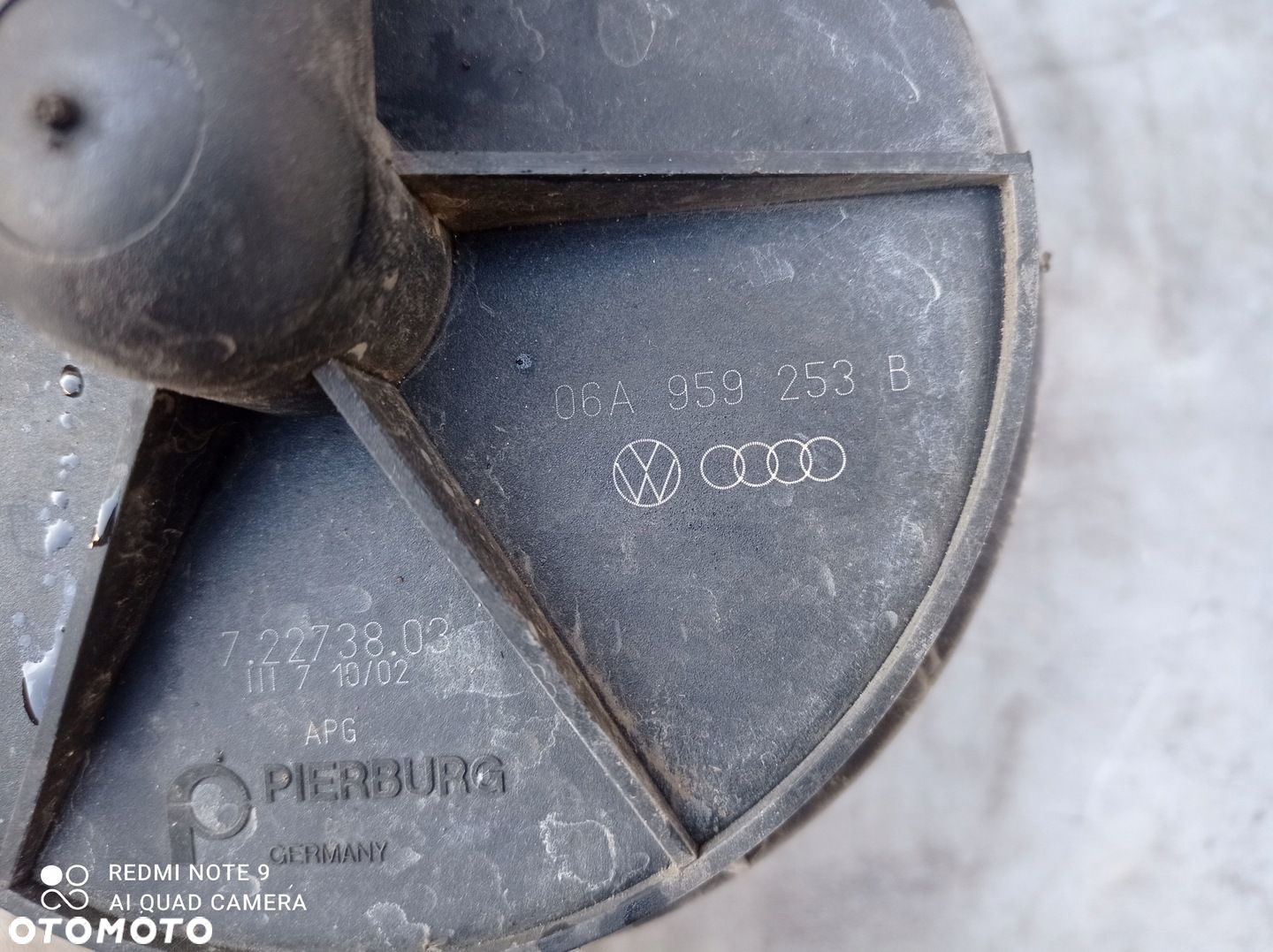 Pompa Powietrza Audi A4 B6 2.4 V6 8E0906613D - 5