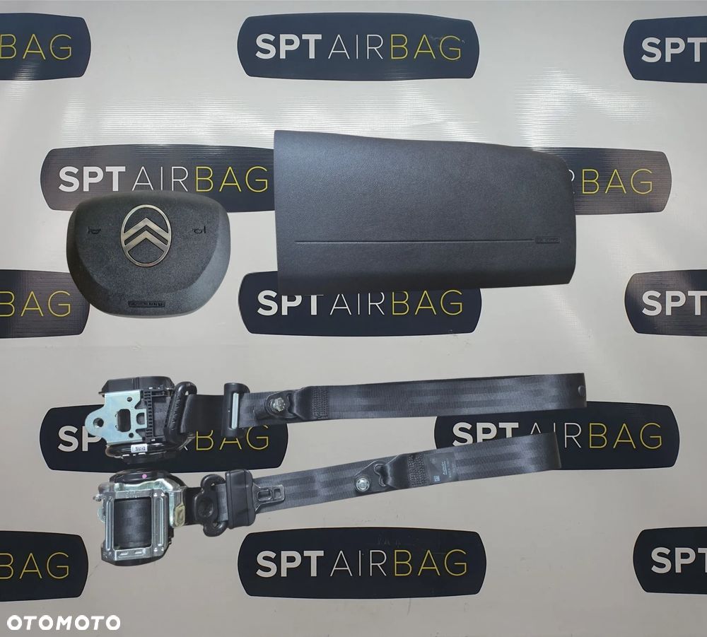 CITROEN JUMPER ZAŚLEPKA PASAŻERA PODUSZKI AIRBAG AIR BAG PASY KIT SET - 1