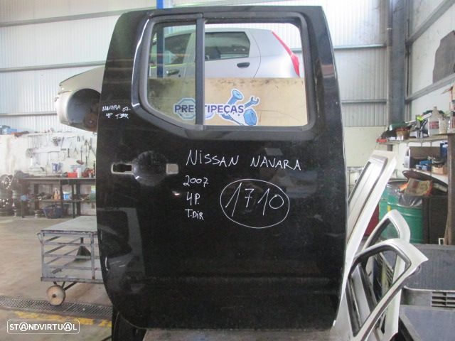 Porta POR1710 NISSAN NAVARA D40 2007 4P PRETO TD - 1
