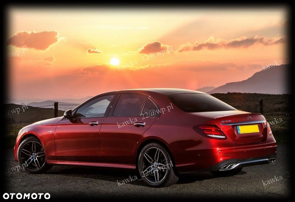 MERCEDES W213 SPOILER LOTKA NA KLAPĘ AMG PODKŁAD! - 13