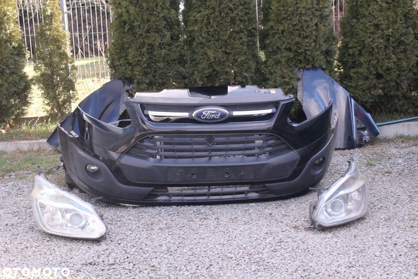 Przód Maska Zderzak Błotnik Lampa Komplet Ford Transit Custom 2.2 EU - 1