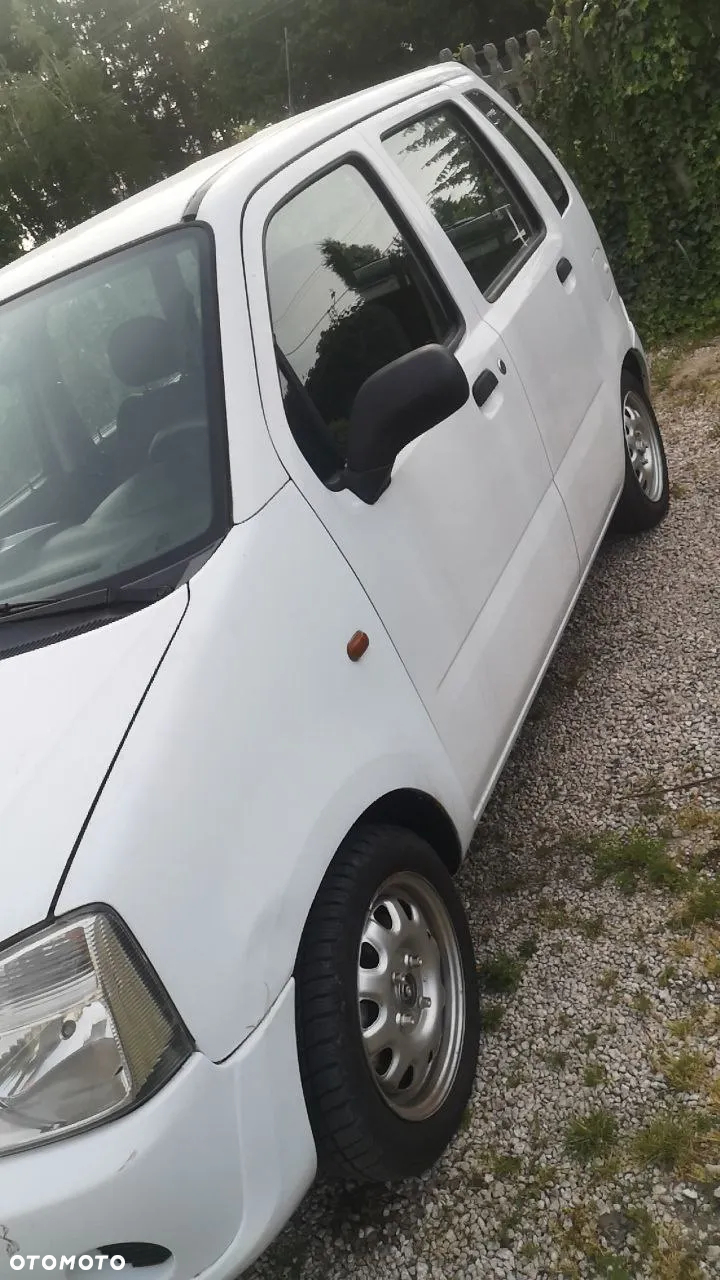KAROSERIA DRZWI BŁOTNIK REFLEKTOR ZDERZAK OPEL AGILA BIAŁA + ELEMENT ŻÓŁTE I ZIELONE - 4