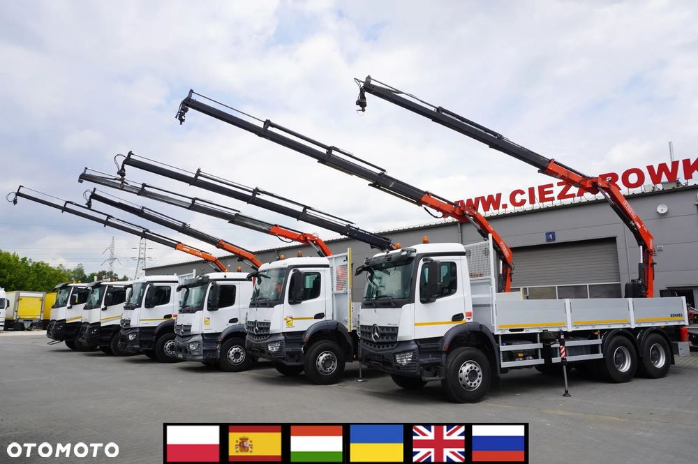 Mercedes-Benz Antos 2540 6×2 / 170 tys. km / HDS HIAB X-Duo 178_257434 - 3