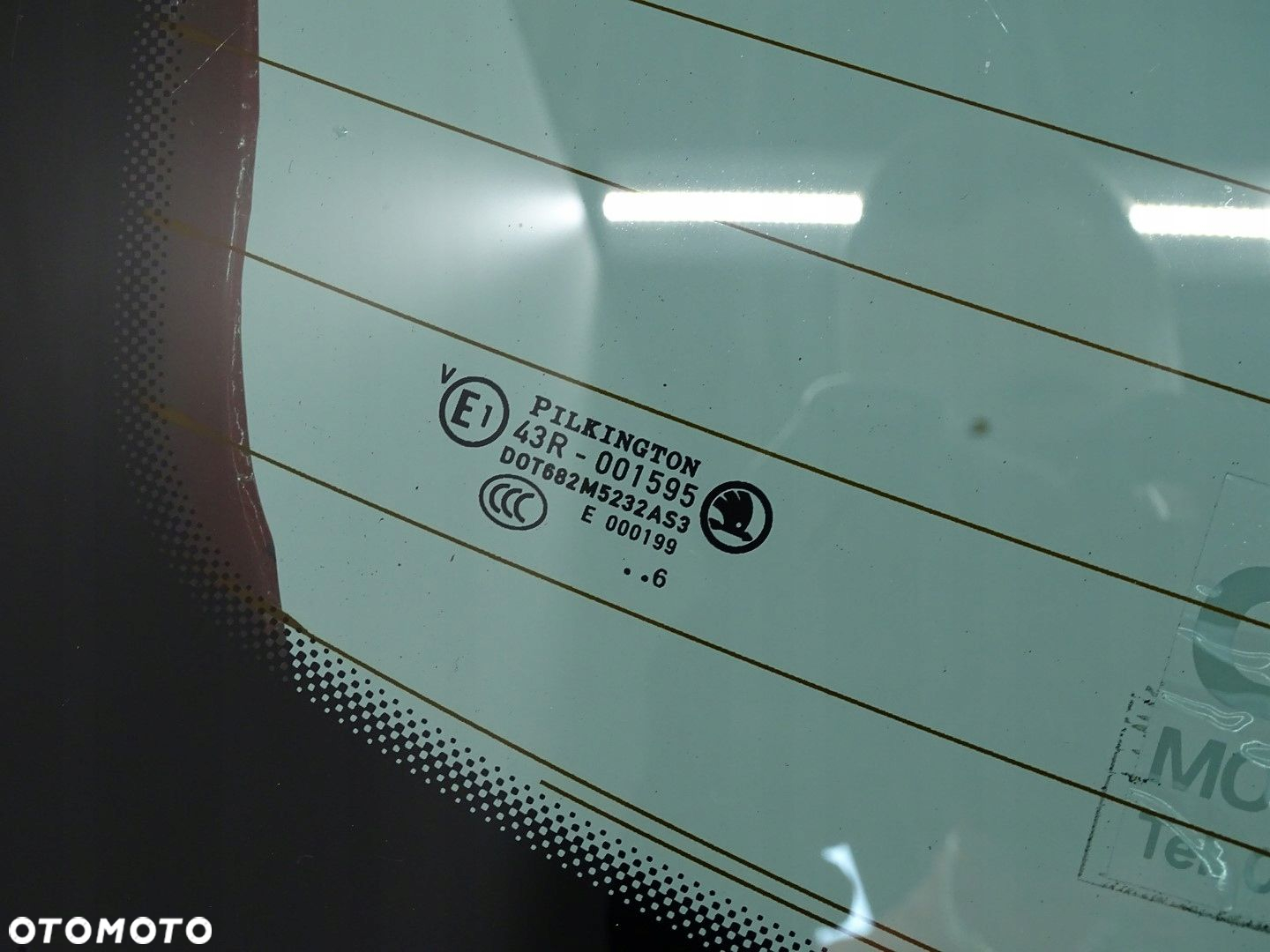 KLAPA POKRYWA TYŁ TYLNA BAGAŻNIKA SZYBA SPOILER SKODA OCTAVIA III RS VRS - 13