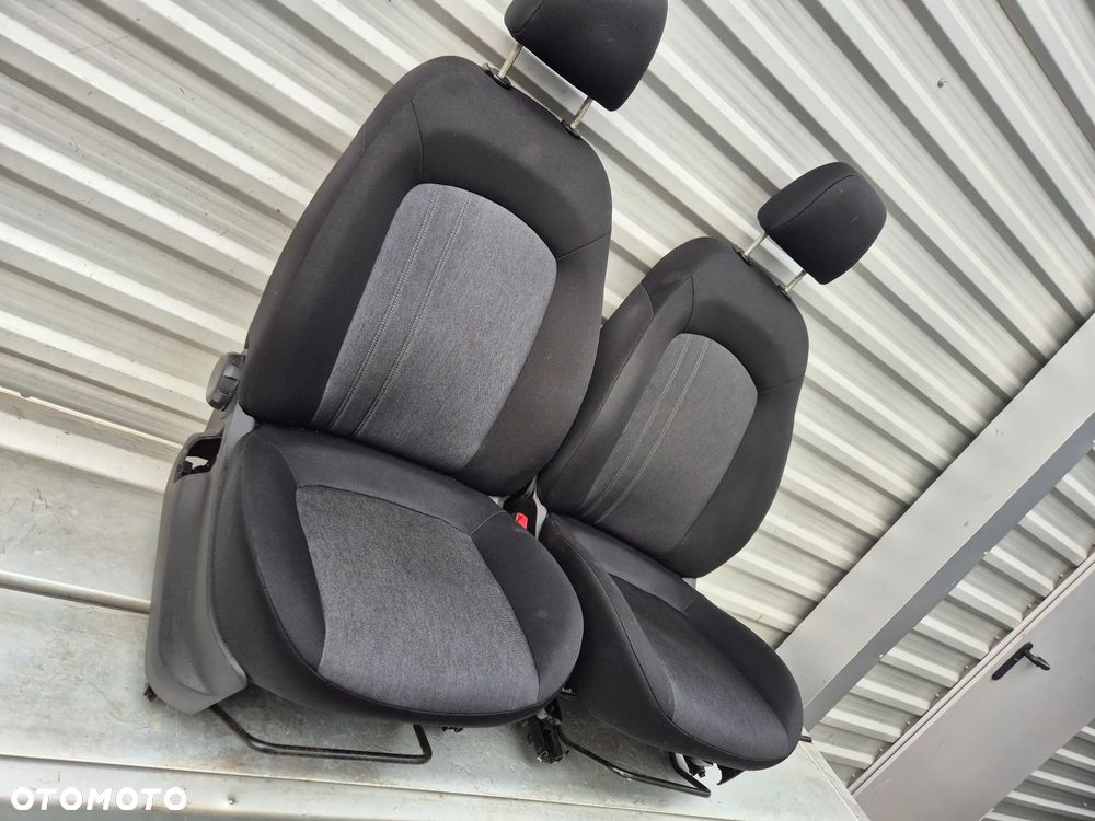 Komplet foteli fotel prawy lewy kanapa tył tapicerki Fiat Punto Evo - 2
