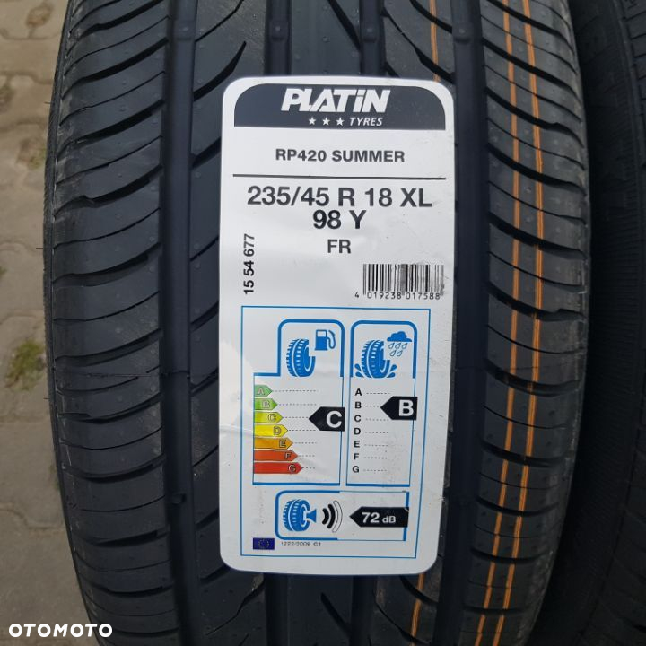 4x 235/45R18 Platin RP420 Summer Nowy komplet opon letnich Poznań - 2