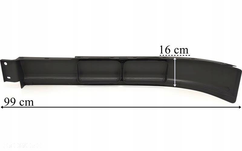 mercedes actros spoiler bez halogenu prawy (niski) 9418850925 - 2