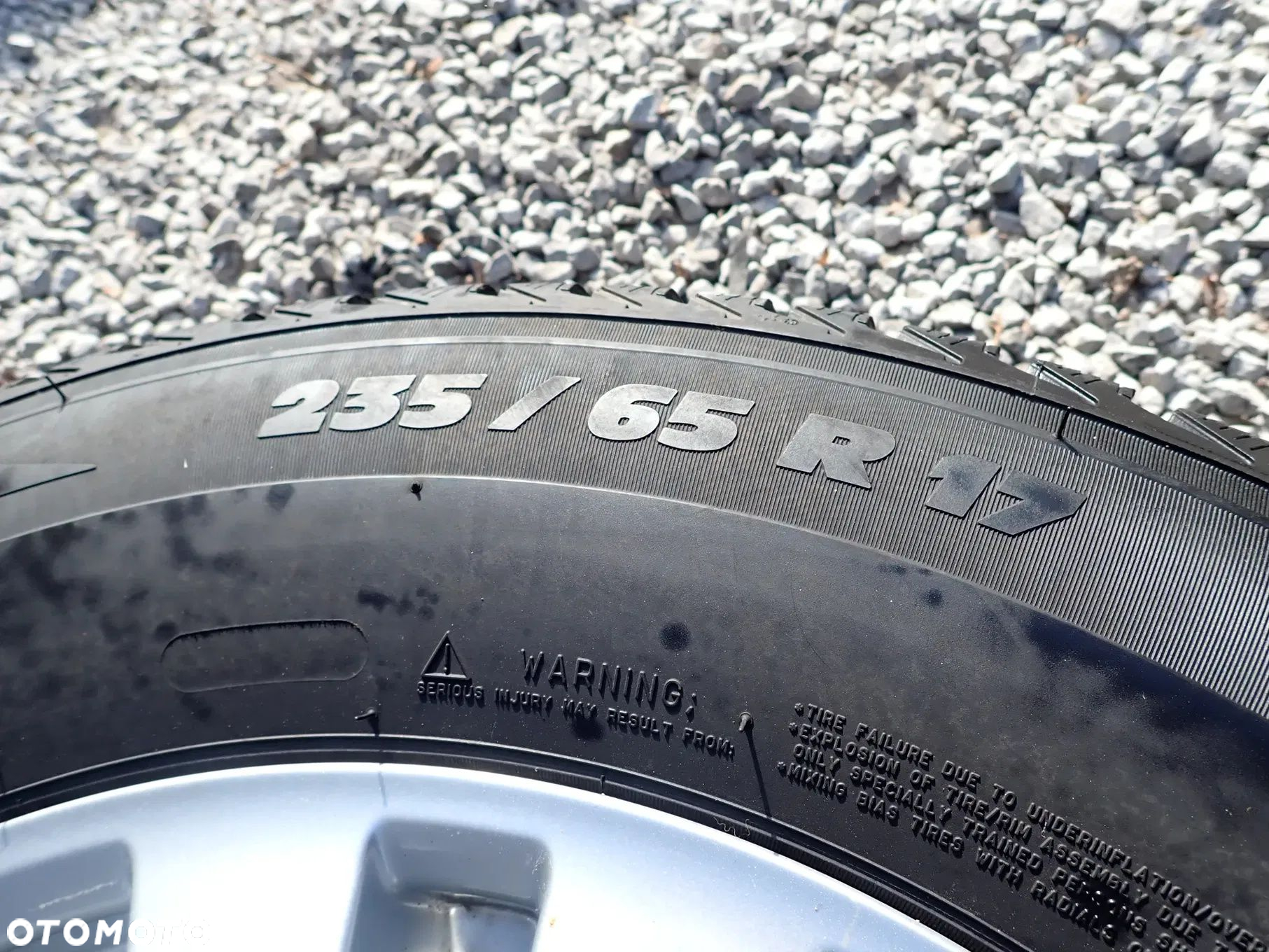 KOŁA FELGI ALUMINIOWE MERCEDES 8JX17 ET 45 5X112 KBA48478 Z OPONAMI ZIMA 235/65/17 - 6