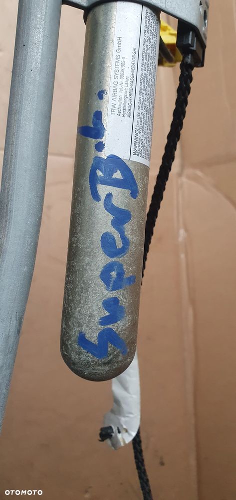 Kurtyna Airbag poduszka lewa Skoda Superb I 3U5880741E - 7