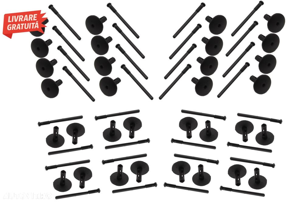 Set 32 Piese Clipsuri Auto Pentru Prelungiri Aripi Extensii Aripi- livrare gratuita - 1