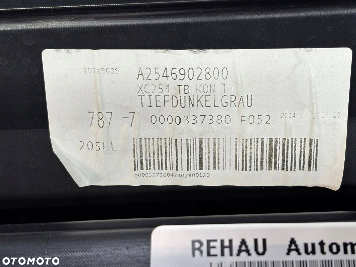 Mercedes GLC 254 W254 Listwa Progowa Próg Nakładka Lewa 2546980800 - 12
