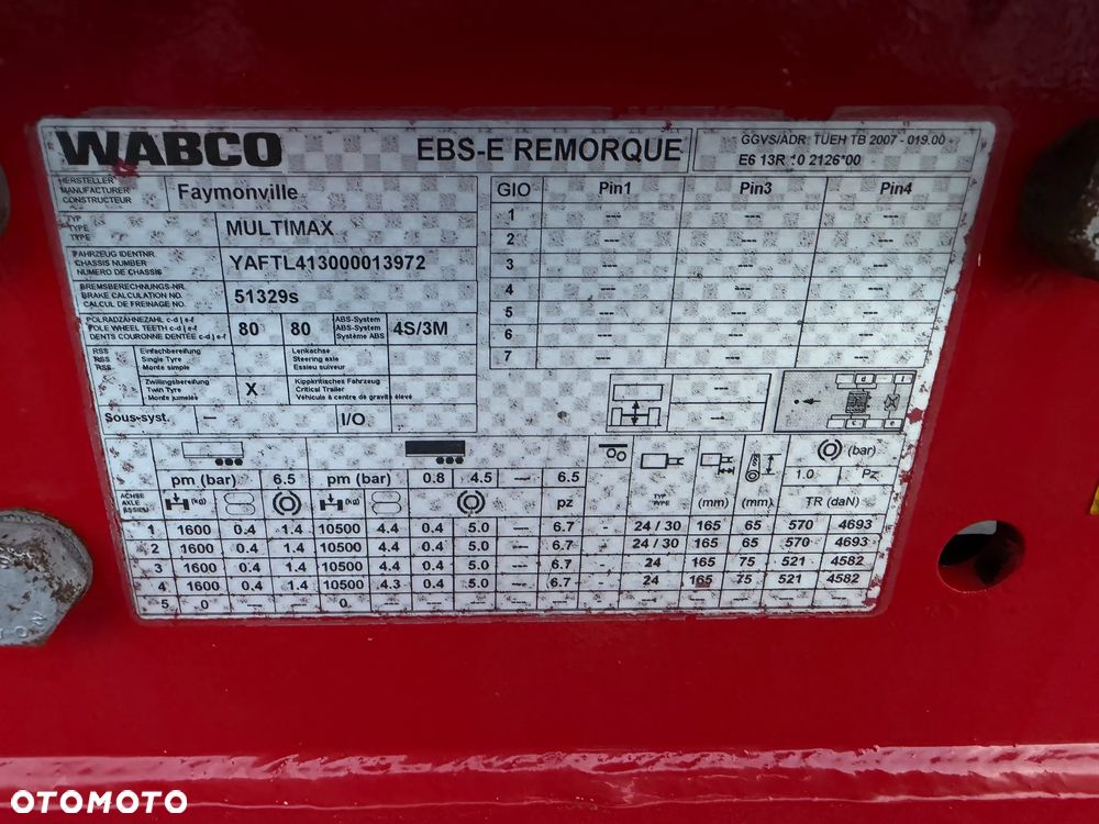 Faymonville Niskopodwoziowa 4-osie Najazdy Hydrauliczne DMC: 65800 kg - 10