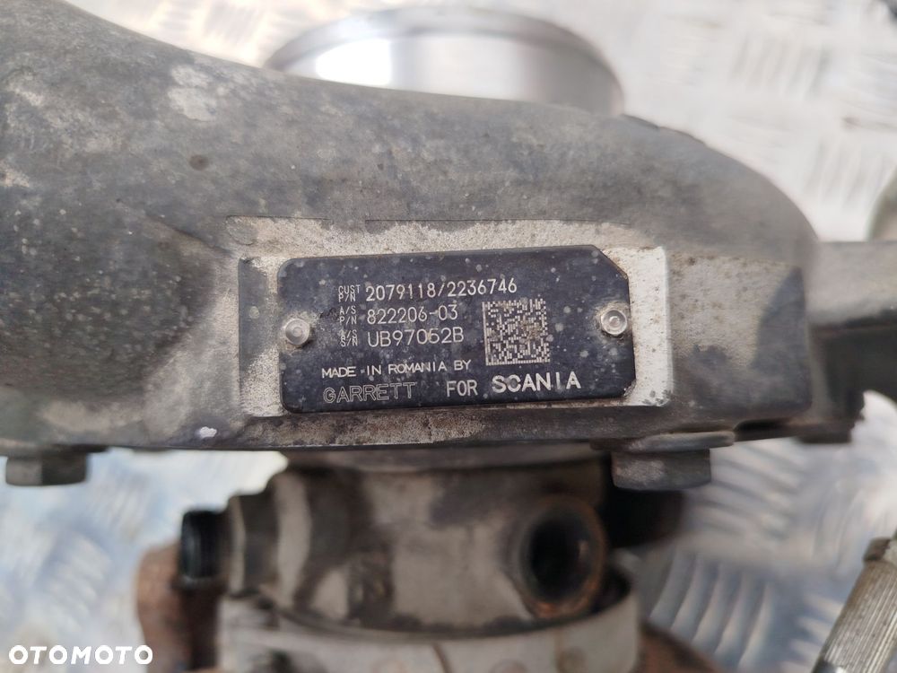 TURBINA TURBOSPRĘŻARKA SCANIA 9L OC 09 CNG - 4