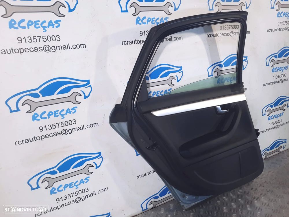 PORTA TRASEIRA TRÁS ESQUERDA AUDI A4 B7 SEDAN S LINE 8E0833051J FECHO ELEVADOR MOTOR PUXADOR VIDRO - 4