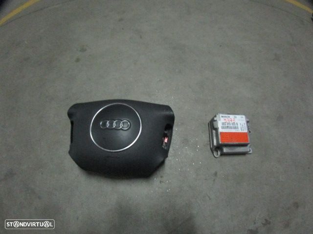 Kit Airbags 8E0880204E 8P0880201K 8E0959655B AUDI A4 B6 2003 1.9TDI 130CV 4P CINZA PRETO - 4