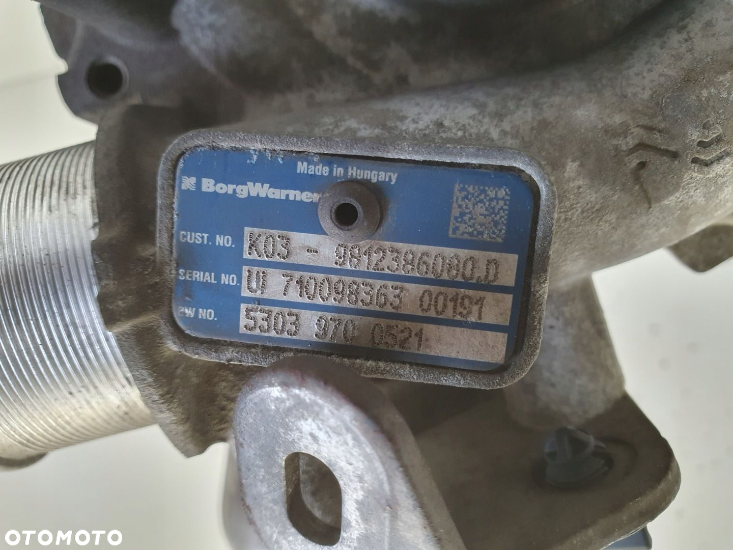Peugeot Boxer II 2.0 BLUE HDI TURBOSPRĘŻARKA turbo 9812386080 - 2