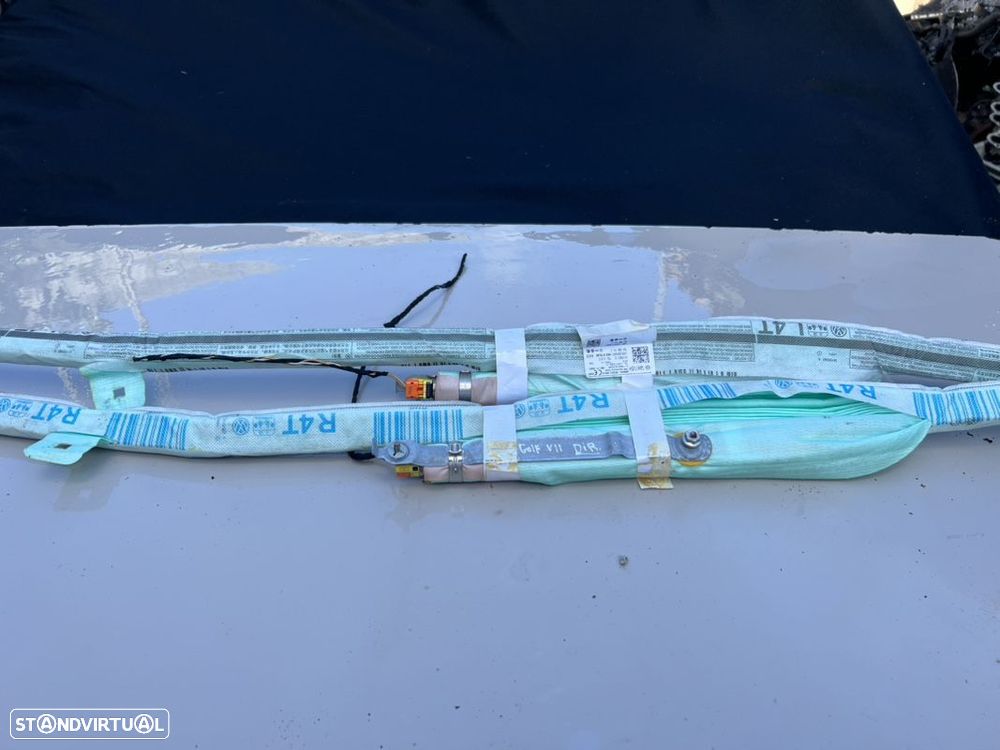 Airbag cortina Esquerda  Vw Golf 7 VII 1.6 Tdi - 1