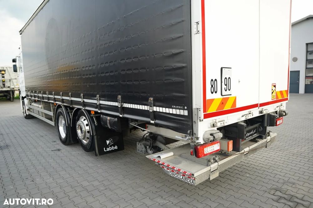 Renault T HIGH 440 DTI 13 / 6X2 / 9.5 M CORTINĂ / I-PARK COOL / PUNTE RELAXABILĂ / PODEA REZISTENTĂ / JANTE DIN ALIAJ / DHOLLANDIA LIFT / - 12