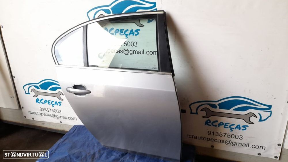 PORTA PORTAS TRASEIRA TRÁS DIREITA 41527202342 7202342 BMW SERIE 5 E60 SEDAN CARRO FECHO ELEVADOR MOTOR PUXADOR VIDRO - 1